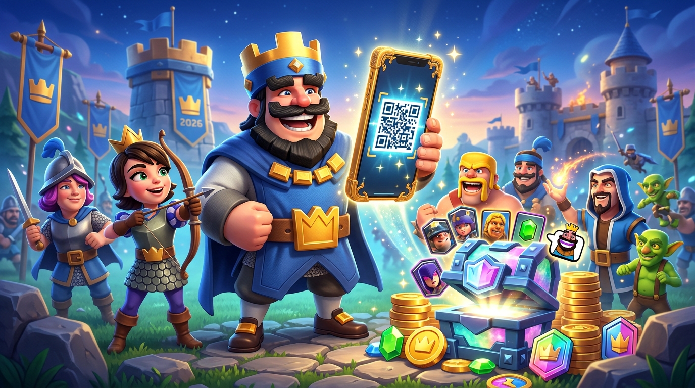Learn how Clash Royale Store and QR codes work, which rewards you can earn for free, and how to redeem them safely and efficiently.
