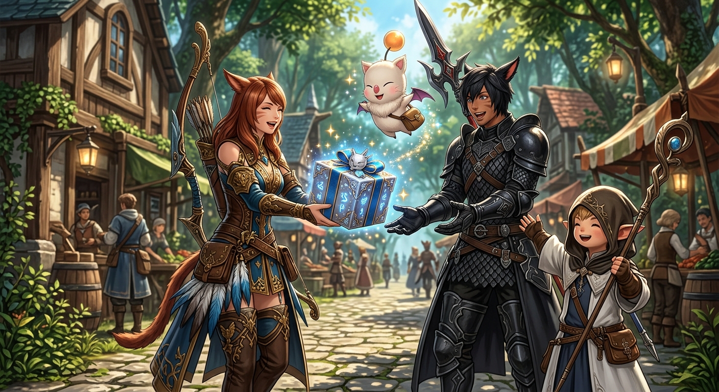 Final Fantasy 14 relaxes cash shop limits so players can send more mounts, minions, and cosmetics to friends again.