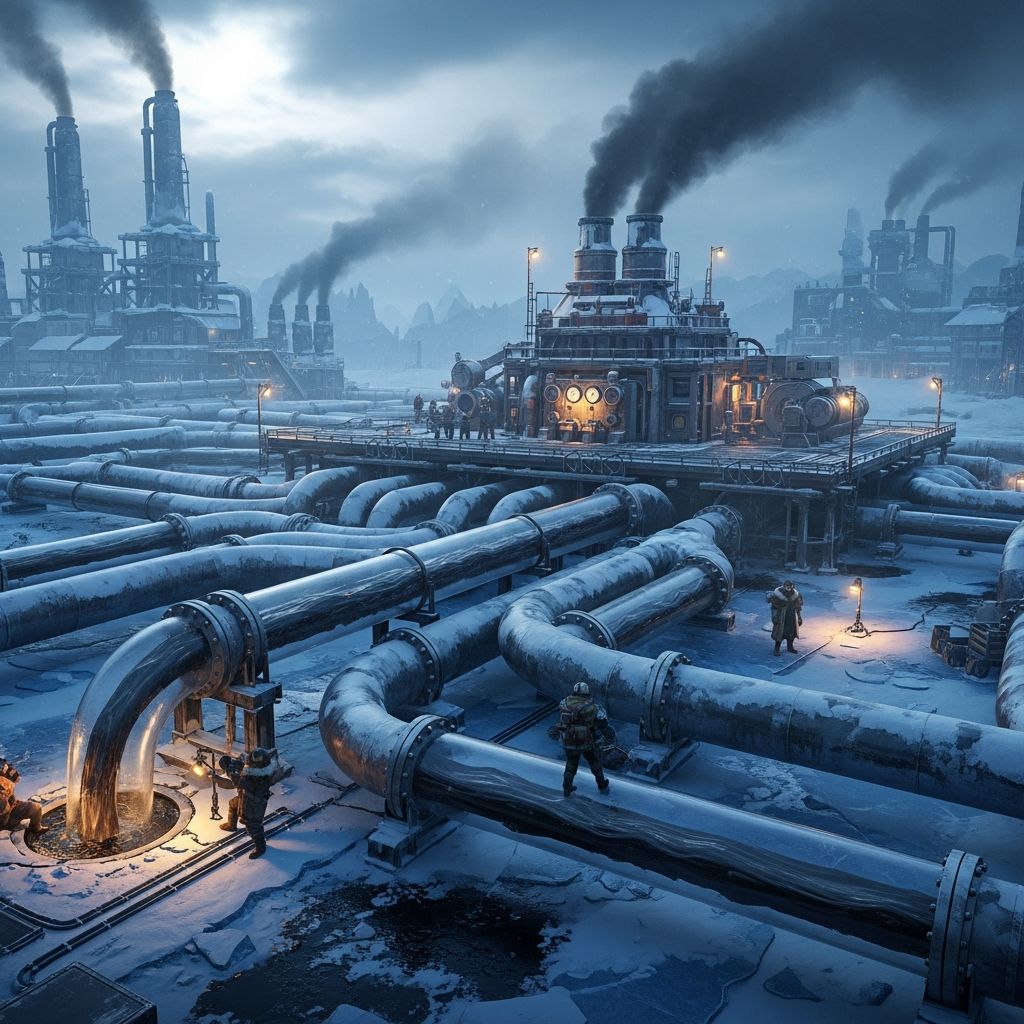 Unlock the secrets to efficiently transfer oil from remote colonies to New London and secure your city's future in the frozen apocalypse of Frostpunk 2.