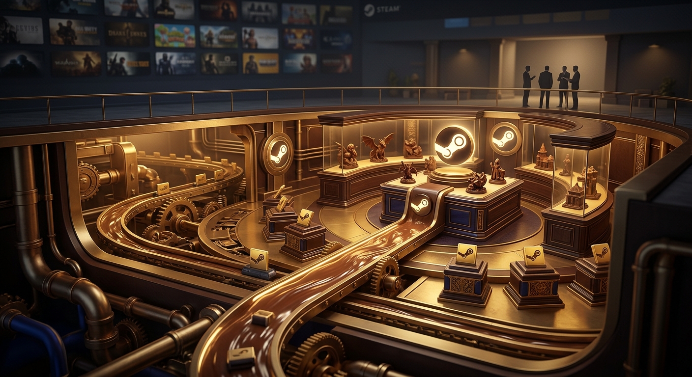 How Valve’s yearly chocolate gifts became a quiet status symbol for successful Steam developers and a window into PC gaming economics.