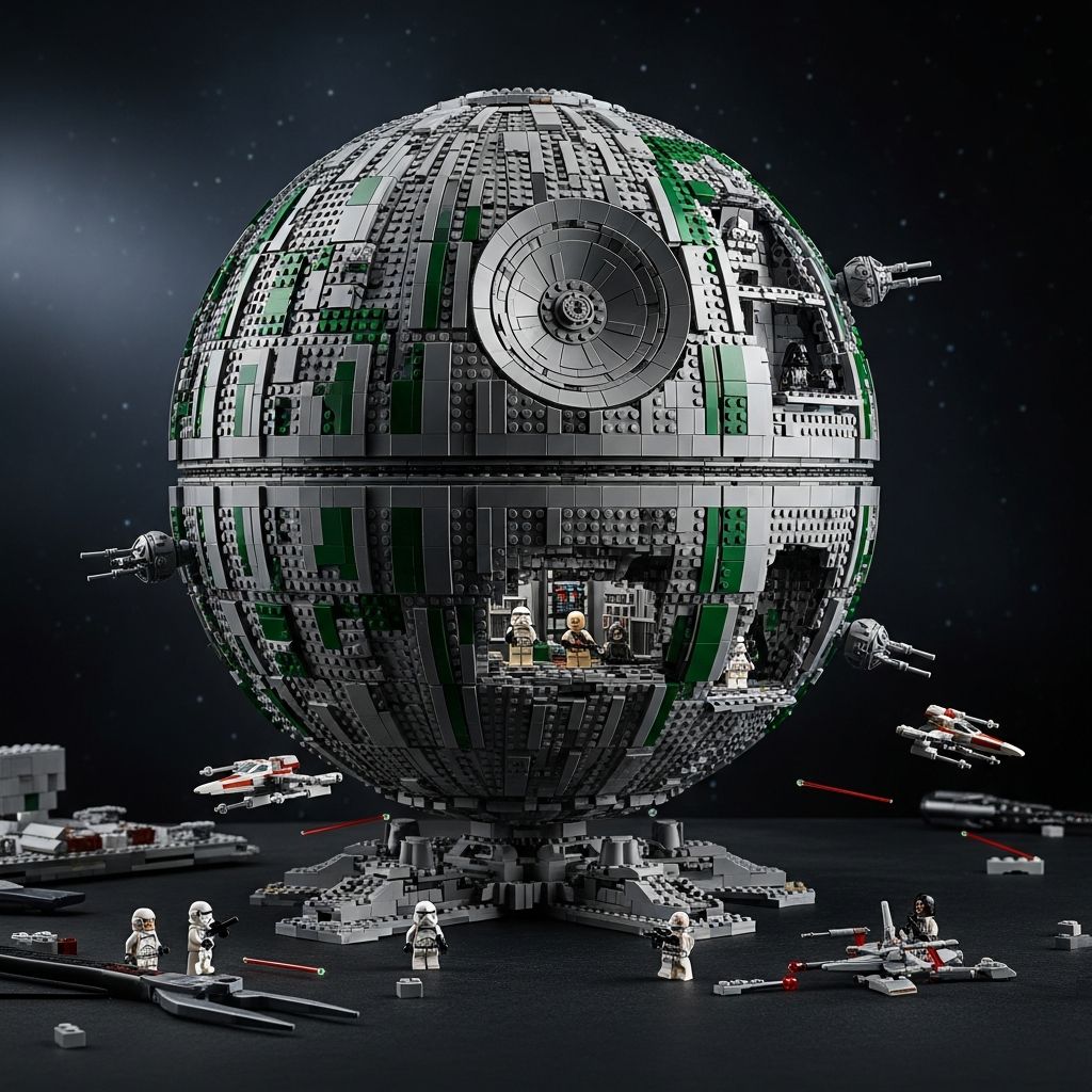 Explore the record-breaking LEGO Star Wars Death Star set – biggest, priciest, and most detailed ever, packed with iconic scenes for collectors.