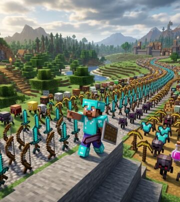 Mojang’s Herdcraft snapshot replaces your inventory with a roaming herd of items you can command, craft with, and send into battle.
