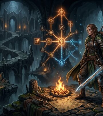 Master Saros’ run-based structure, saving system, and permanent progression to survive Carcosa’s shifting, eldritch battlefields.