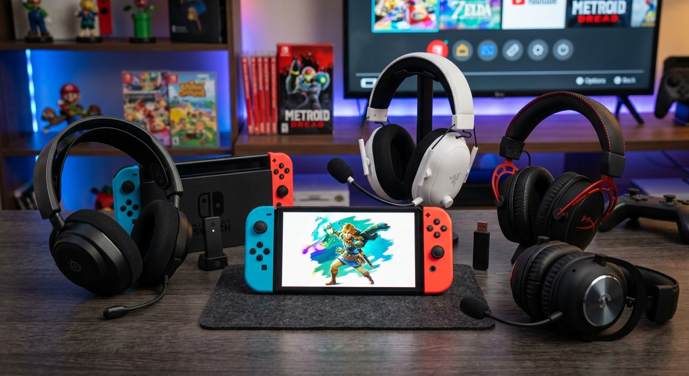 Discover the Nintendo Switch headsets that balance comfort, audio quality, and features for docked and handheld gaming.