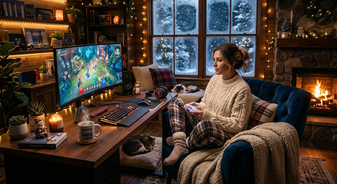 Build the Ultimate Cozy Gaming Setup This Winter Transform your gaming corner into a warm, comfortable retreat with smart hardware choices, soft lighting, and comfort-first accessories.