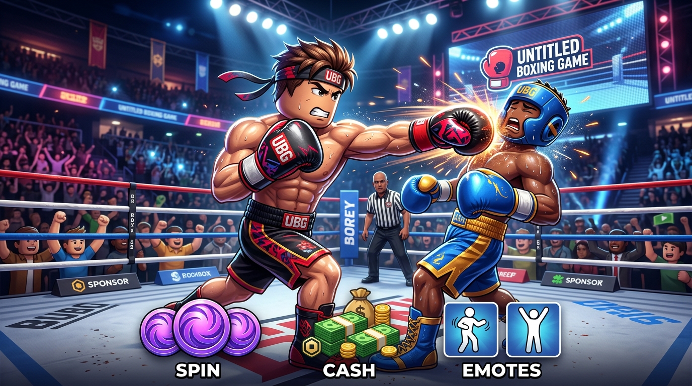 Claim the latest Untitled Boxing Game codes for free spins, bonus cash, and emotes while learning how to redeem them efficiently.