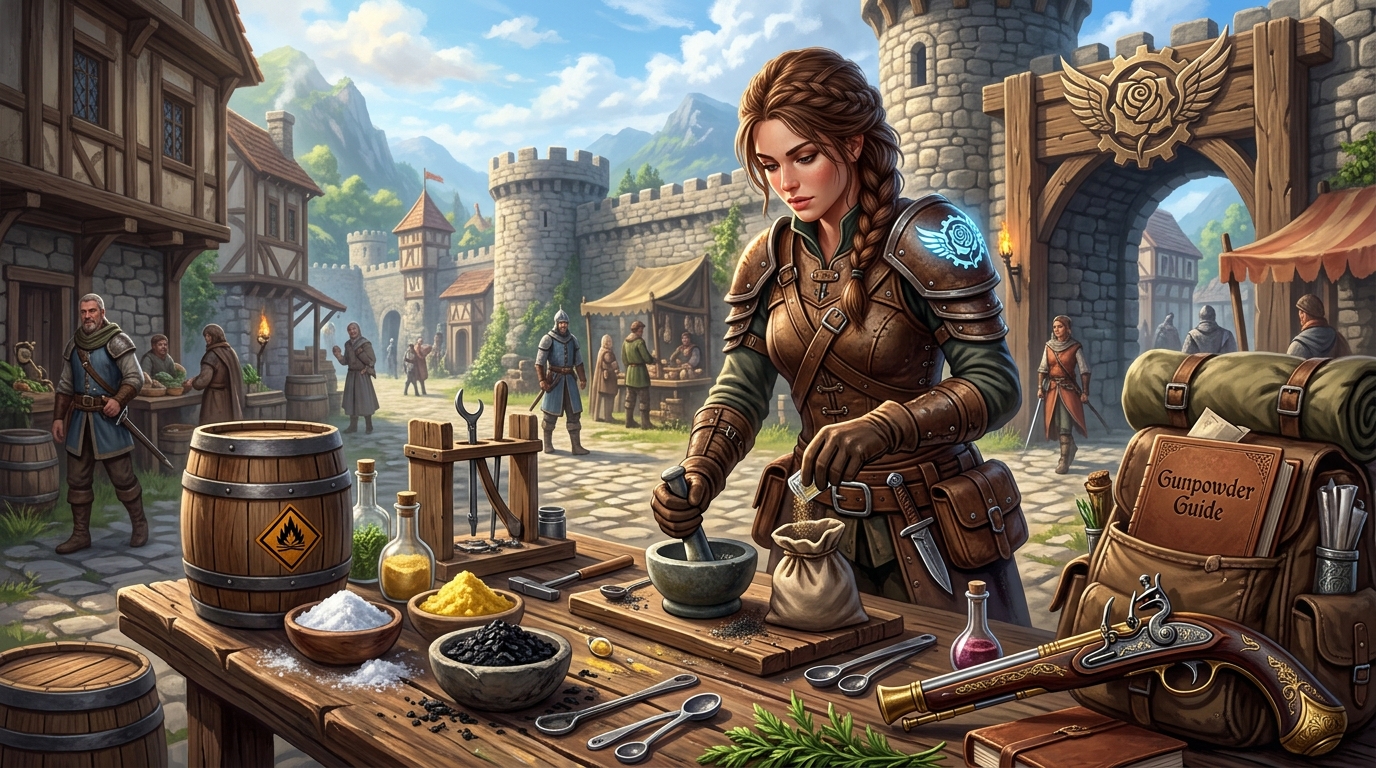 Windrose Gunpowder Guide: Crafting, Looting, and Progression Learn every reliable way to get gunpowder in Windrose, from early-game pirate raids to late-game crafting loops with sulfur, ash, and Millstones.