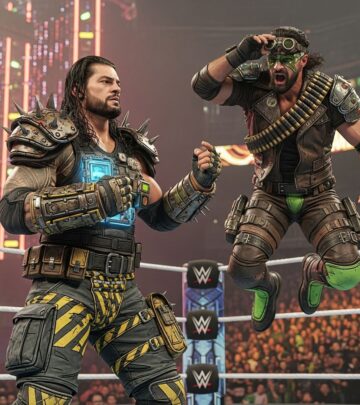 Street Profits channel Borderlands chaos in WWE Clash at Paris but fall short against champions in promotional showdown.